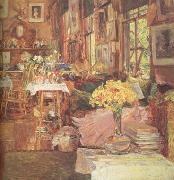 Childe Hassam The Room of Flowers (nn03) China oil painting reproduction
